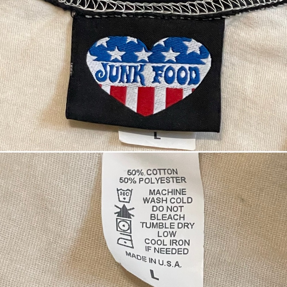 Y2k JUNKFOOD The Joker Raglan baseball tee - Picture 14 of 17